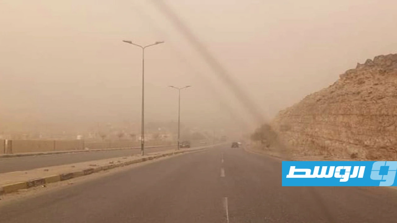 الأرصاد تحذر من رياح نشطة تثير الأتربة على مناطق الشمال الشرقي